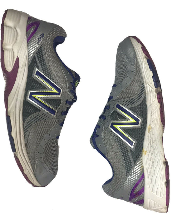 New Balance 450v3 Gray Purple Running Shoes Women's (Size: 11) W450GV3