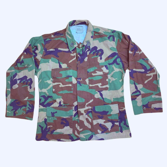 US Military BDU Woodland Camouflage Ripstop Jackets (Size: Med-Reg)