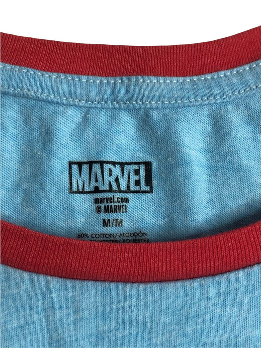 Marvel Captain American Tank Top Blue Youth (Size: M)