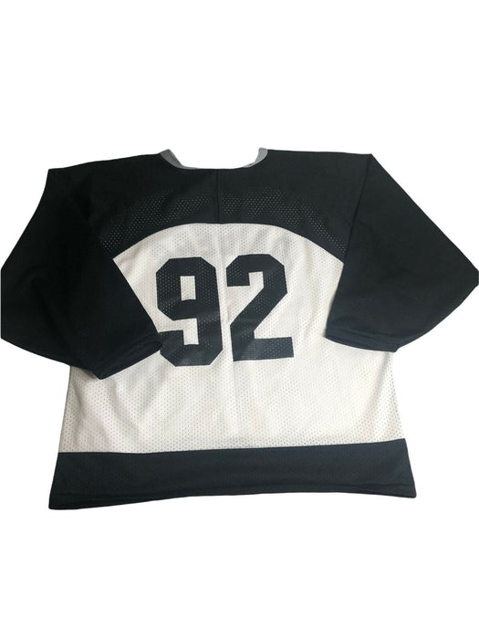Raiders K1 Sportswear # 92 Designer Mesh Jersey White Men's (Size: L)