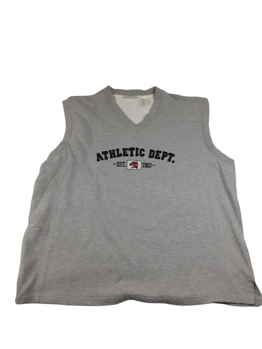 Athletic Works Men's Gray "Athletic Dept." EST.1962 Vest (Size: XL)