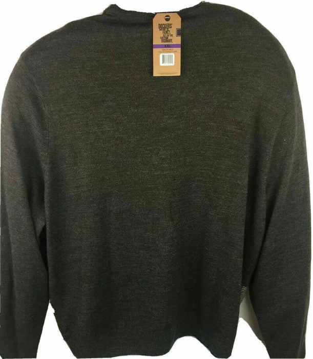 Dockers Easy Care Crew Neck Sweater Gray Men's (Size: XXL) New!