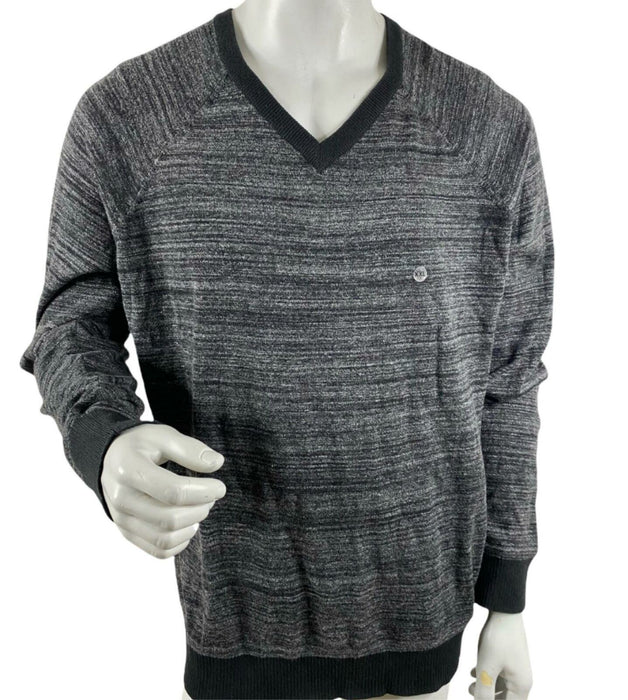 American Eagle Seriously Soft Long Sleeve Sweater Gray Men's (Size: XXL)