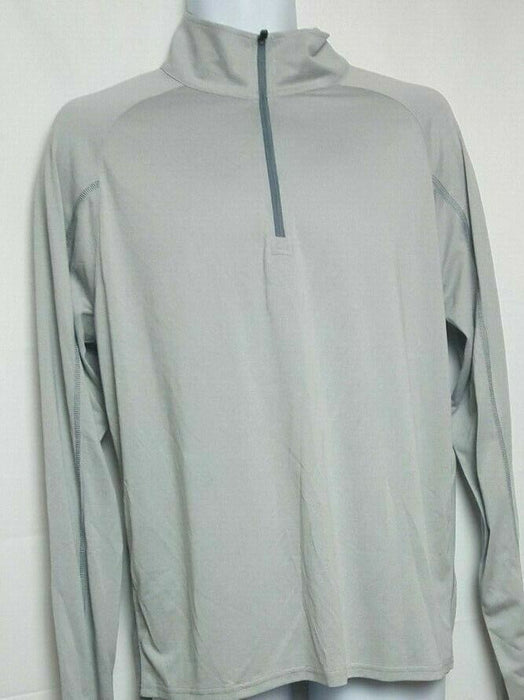 Elevate Quarter Zip Active Pullover Light Weight Sweater Gray Men's (Size: M)