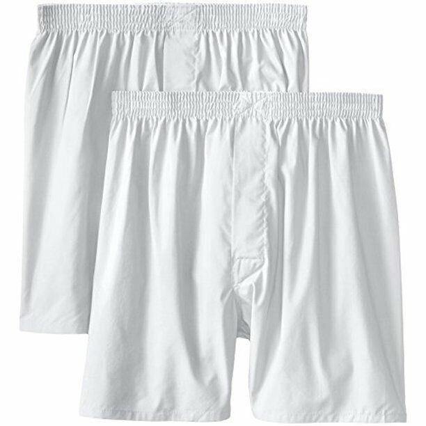 Michael Adams Men's Comfort Waistband 3 Boxer Briefs White (Size: Small 28-30)