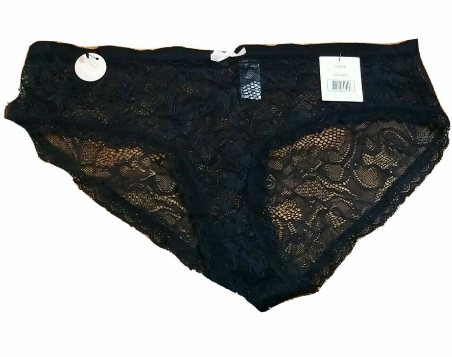 Spee Intimates Black/Pink Lace 2 Pic Bra Set w/ Lace Panties (Size: 38D/2X)