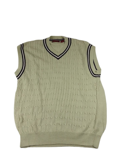 American Blue Men's Green Sleeveless Sweater Vest (Size: L)