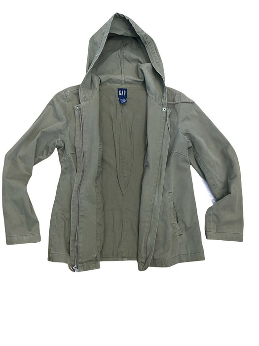 Gap Women's Army Military Green Jacket w/ Hood (Size: Medium)