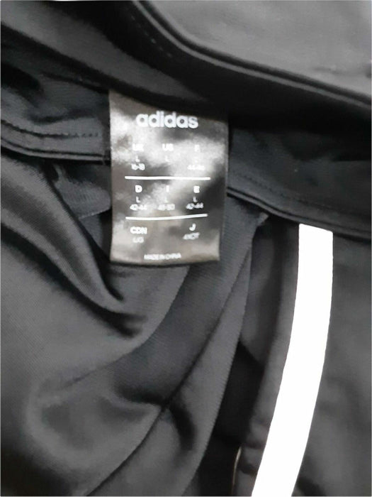Adidas Essentials 3-Stripes Warm-up Track Jacket Black ( Youth Size: L)