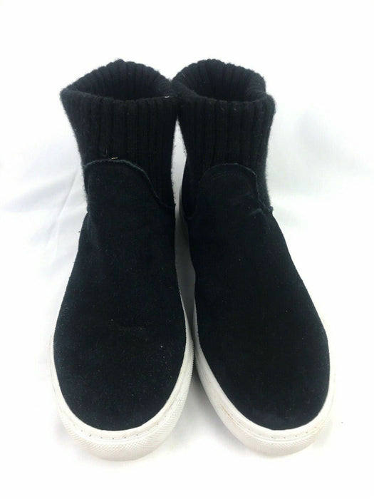 Steve Madden Black/White Sweater Fabric Fashion Shoes Women's (Size: 8)