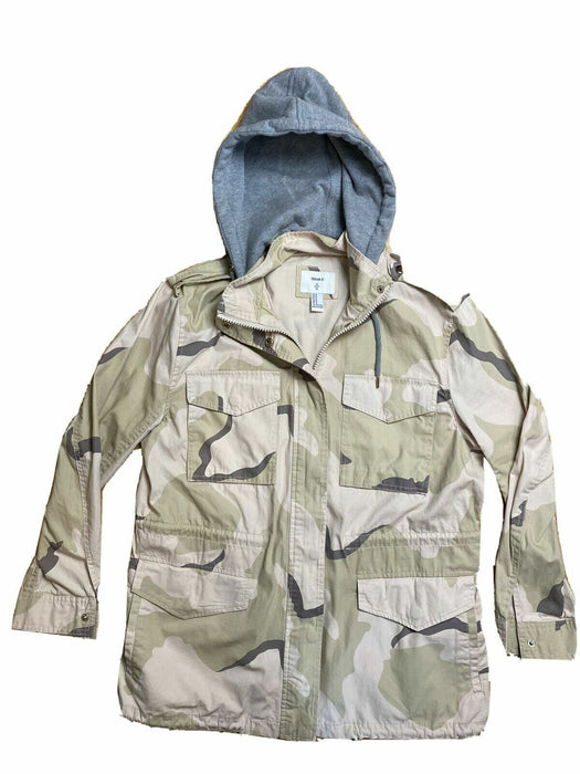 Forever 21 | Camouflage Full-zip Jacket w/ detachable Hood (Women Size: Medium)