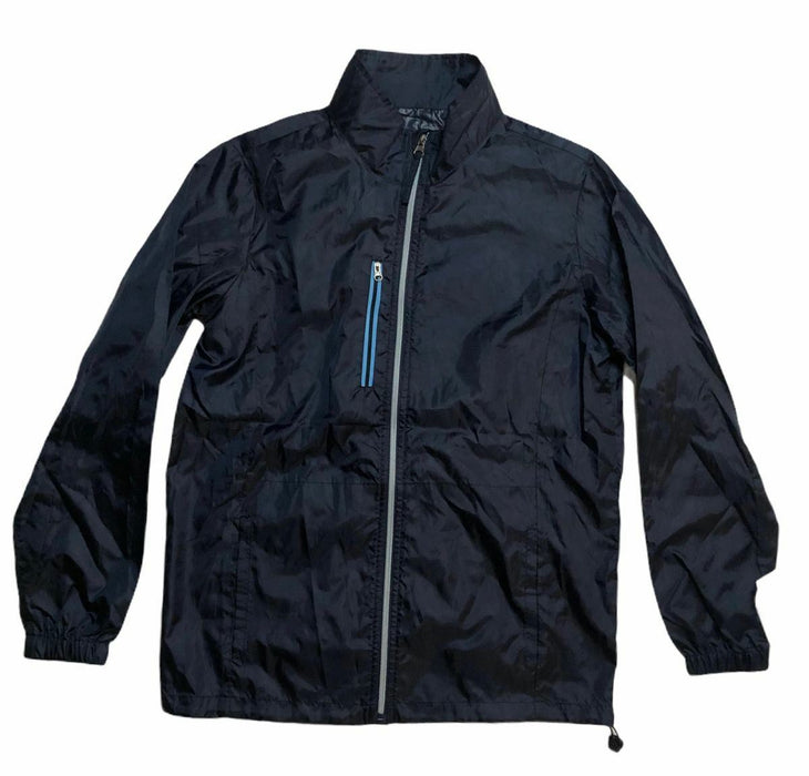 Wind Weatherproof Technology Navy Blue Coat Jacket Men's (Size: S)