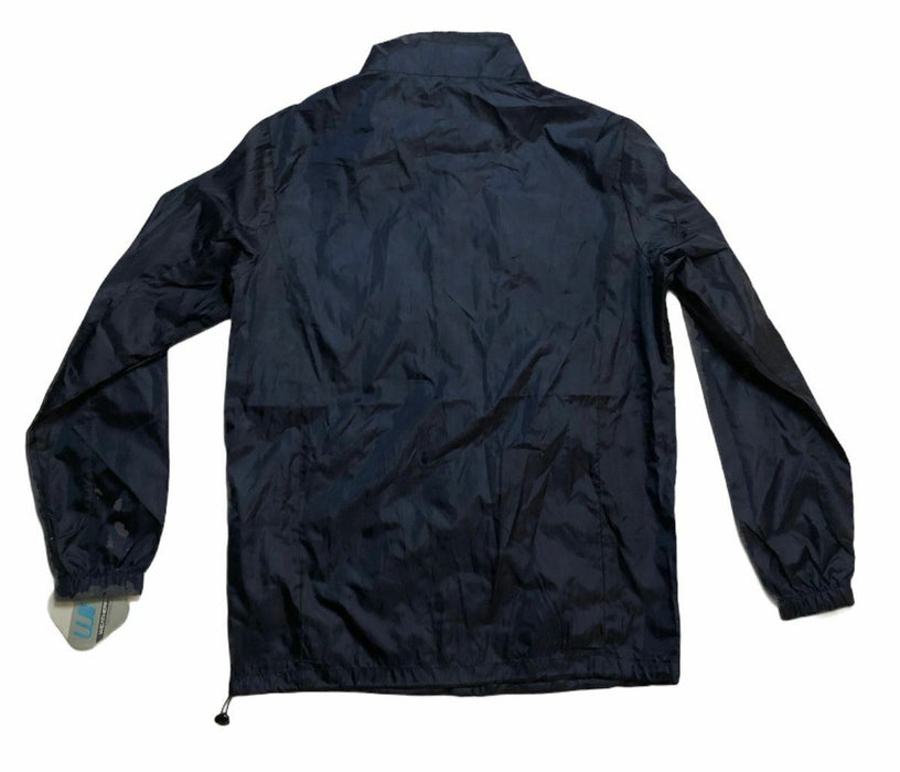 Wind Weatherproof Technology Navy Blue Coat Jacket Men's (Size: S)