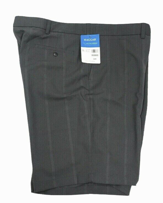 Haggar Men's Comfort Waist Active Performance Shorts Gray (Size: 44 X 7) NWT