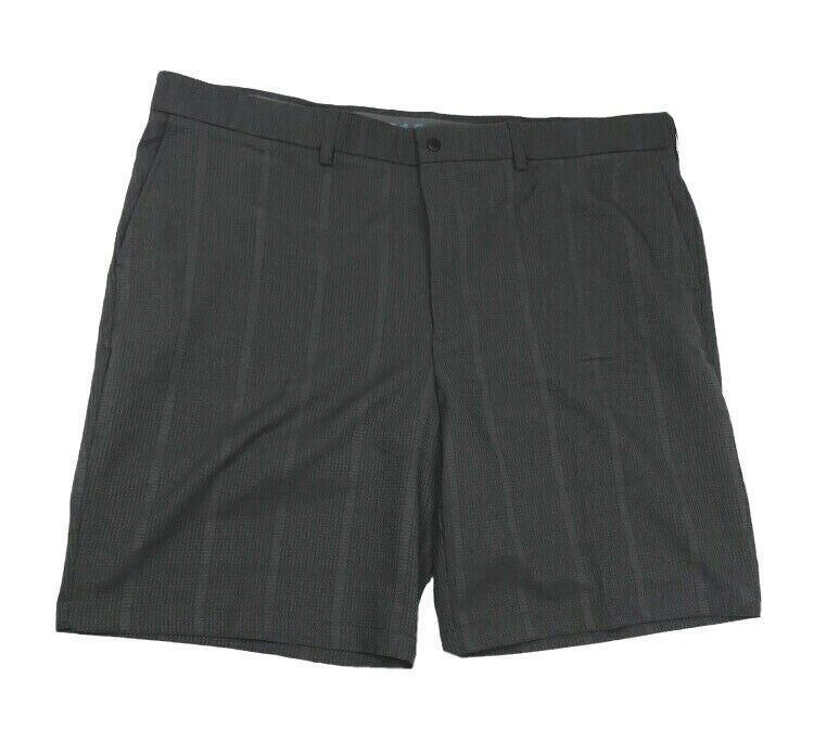 Haggar Men's Comfort Waist Active Performance Shorts Gray (Size: 44 X 7) NWT