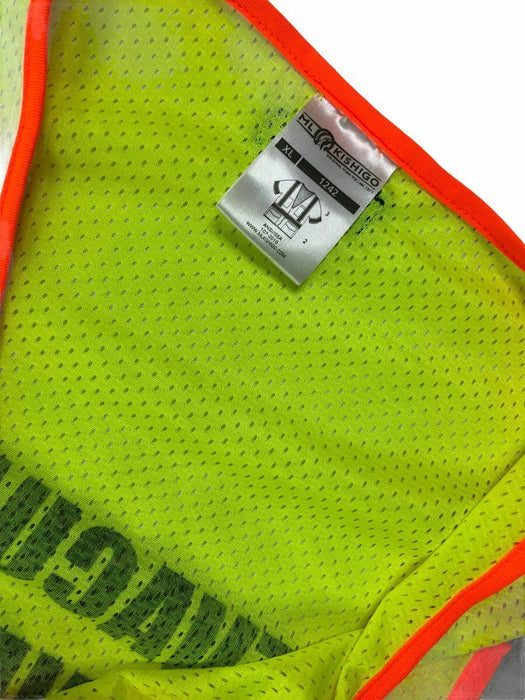 ML Kishigo Evacuation Warden Workwear Vest Zipper Front Men's (Size: XL)