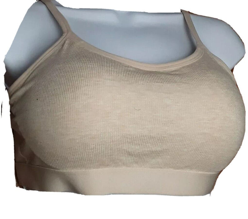 Women's Hands-in-cups Beige Bra