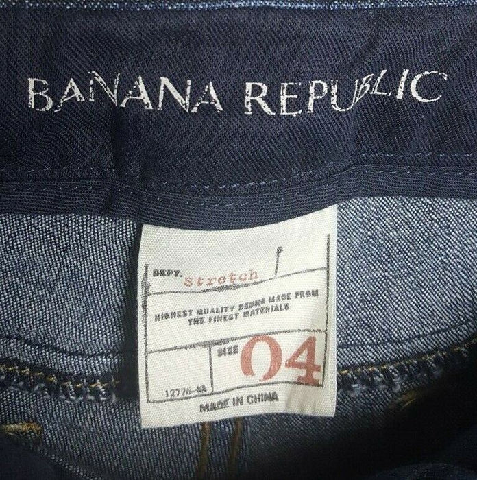 Banana Republic Women's Classic Petite Jean Shorts Blue (Size: 4)