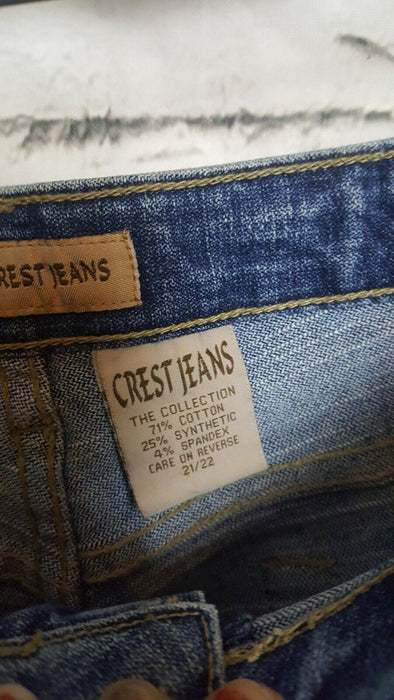 Crest Special Cut Off Blue Jeans (Size: 21/22)