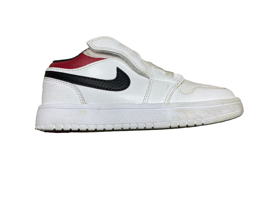 Jordan 1 Low ALT White Red Basketball Shoes Toddler Boys (Size: 12c) BQ6066-118