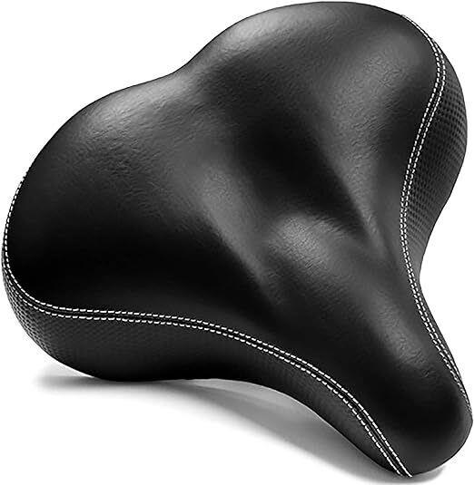 Bikeroo Bike Seat Oversize, Extra Wide, Padded Bicycle Seat Local