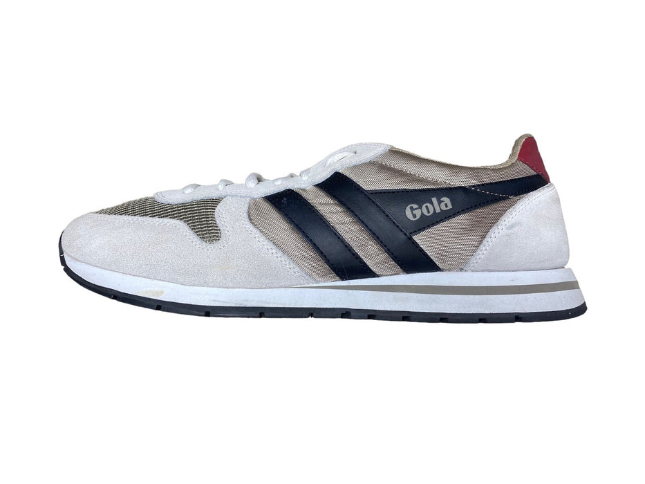 Gola Classics Daytona Off White Black Casual Trainer Shoes Men (Size: 13) CMA592