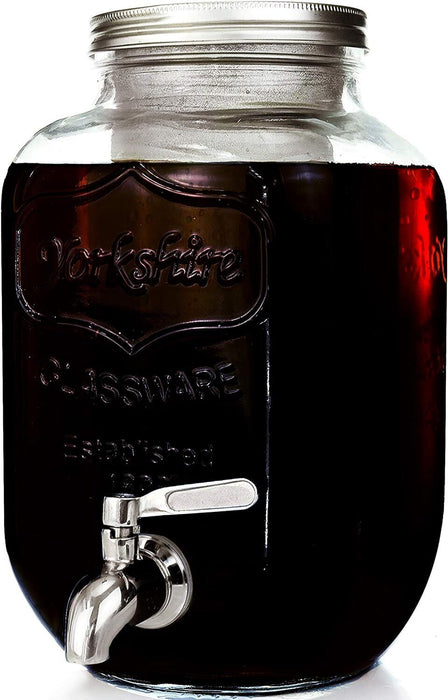 Willow & Everent Glass Cold Brew Coffee Maker - 1 Gallon Iced Tea Local