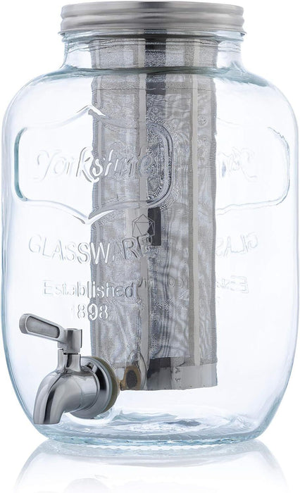 Willow & Everent Glass Cold Brew Coffee Maker - 1 Gallon Iced Tea Local