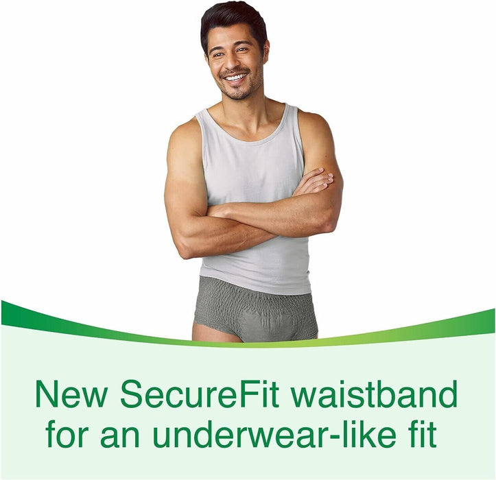 Depend Fit-Flex Maximum Absorbency Underwear for Men (Size XL 44-54) 80 Ct Local