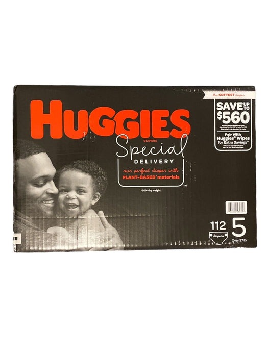 Huggies Special Delivery Plant-Based Diapers (Size: 5  27+lbs) 112 Count Local