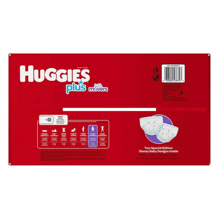 Huggies Plus+ Little Movers  Baby Diapers (Size 5: 27+lbs) 144 Count Local