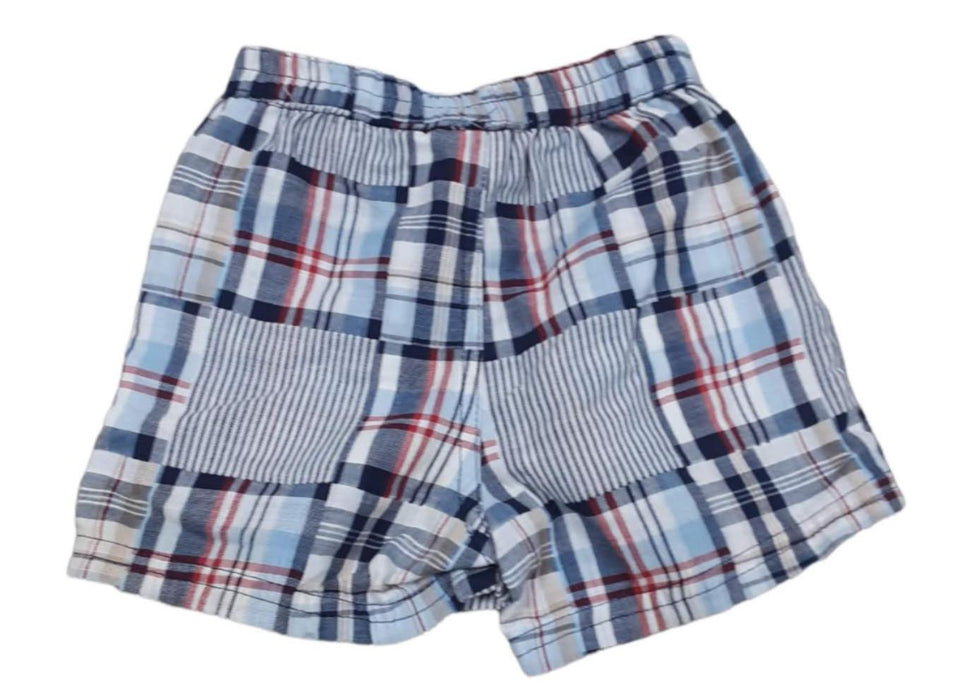 Baby Boys Multicolor Plaid Shorts (Size: 6M)