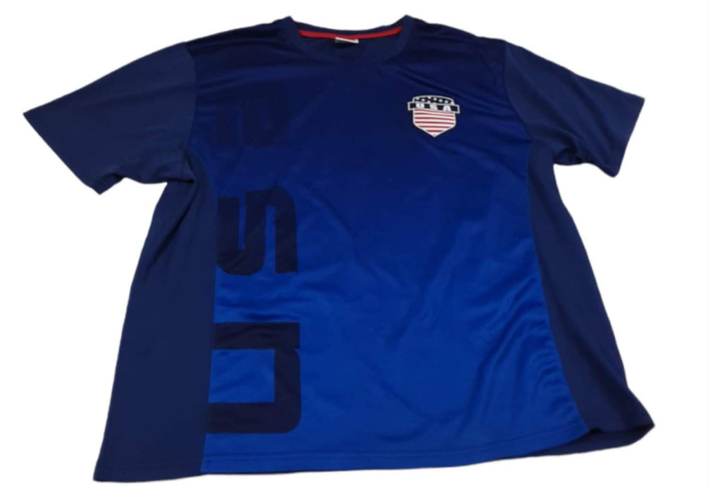 Panna Men's USA Soccer T-Shirt Blue (Size: XL)