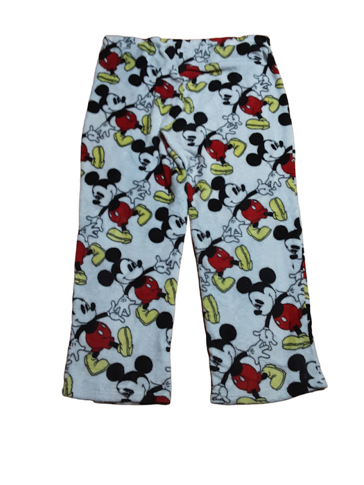 Disney Mickey Mouse Women's Loose Fit Fleece Pants White (Plus Size: 18W - 20W)