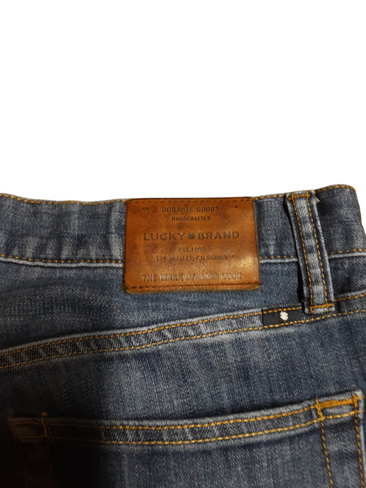 Lucky Brand Men's 221 Flex Original Straight Jeans Blue (Size: 34 x 32)