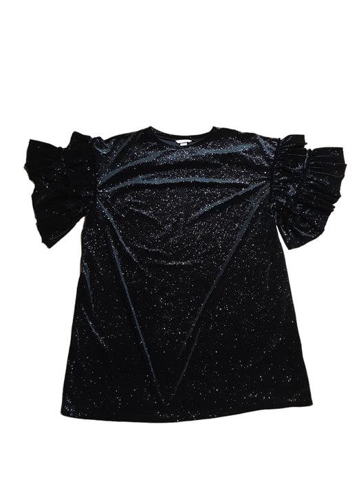 H&M Women's Sparkling Dazzle Top w/ Bell Sleeves Black (Size: XL)