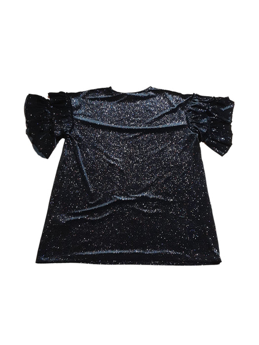 H&M Women's Sparkling Dazzle Top w/ Bell Sleeves Black (Size: XL)