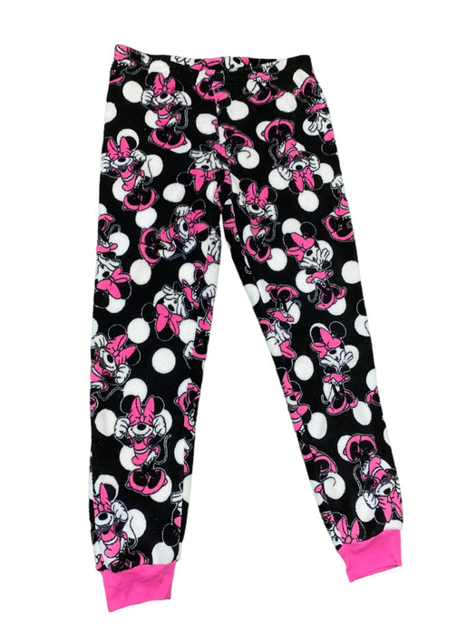 Disney Minnie Mouse Girls Fleece Sleepwear Set Pink & Black (Size: 8-10)