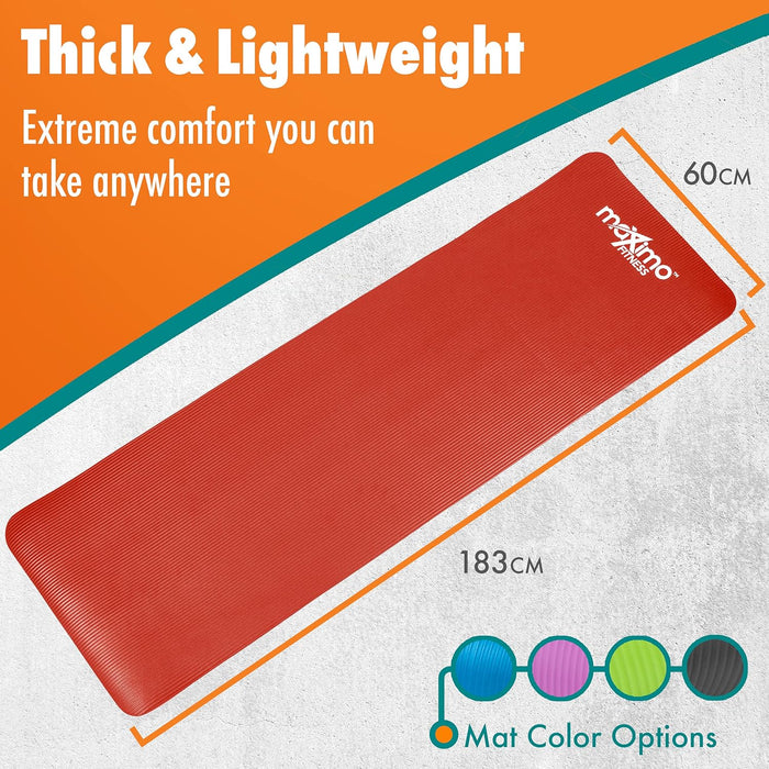 Maximo Yoga Fitness Mat Extra Thick Multipurpose Workout Mat (Meas: 72 x 24)