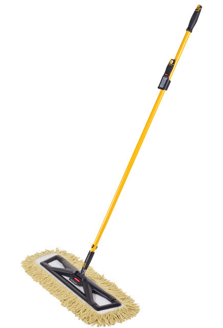 Rubbermaid Commercial Maximizer 24" Dust Mop Kit with Scraper & Mop Pad Local