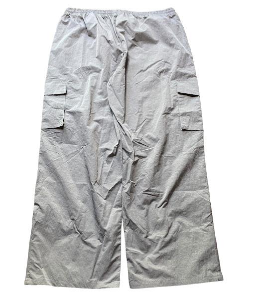 Man Boohooman Elastic Waist Cargo Sweatpants Gray (Size: 5XL)