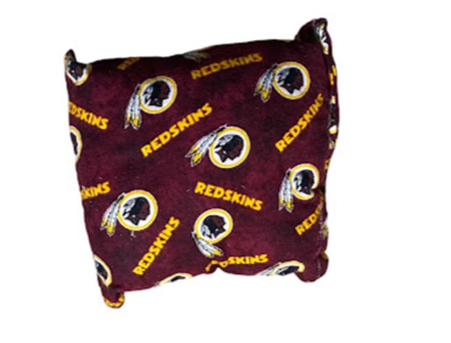 Washington Redskins NFL Handmade 9x9 Decorative Mini Pillow Burgundy