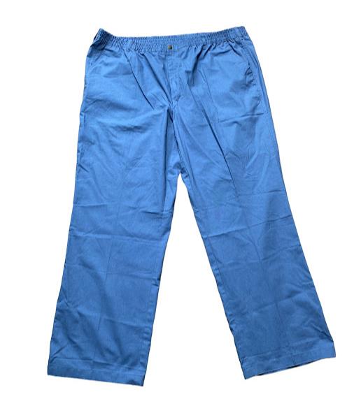 Haband Casual Joe Men's Elastic Waist Pants Blue (Size: 48 L)