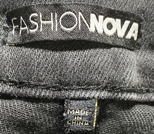 Fashion Nova Women's Well Played Dark Wash Jeans Black  (Size: 11)