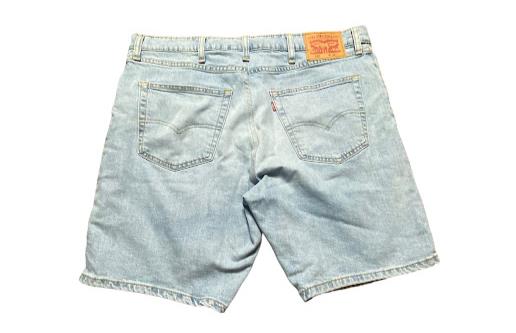 Levi's 412 Men's Stretch Light Wash Jean Shorts Blue (Size: 42)