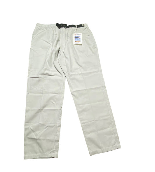 Sportif Rebicon Men's Elastic Waist Belted Pants Khaki (Size: XL) NWT