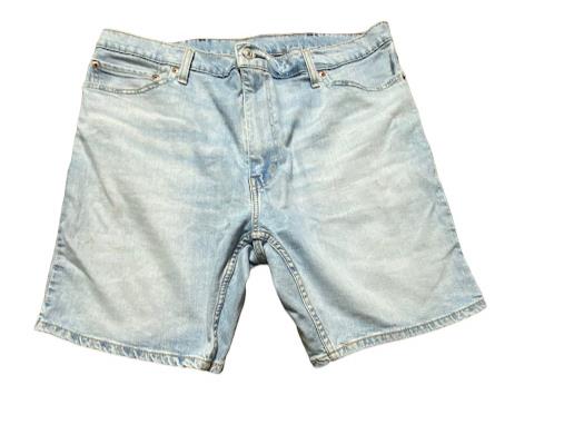 Levi's 412 Men's Stretch Light Wash Jean Shorts Blue (Size: 42)