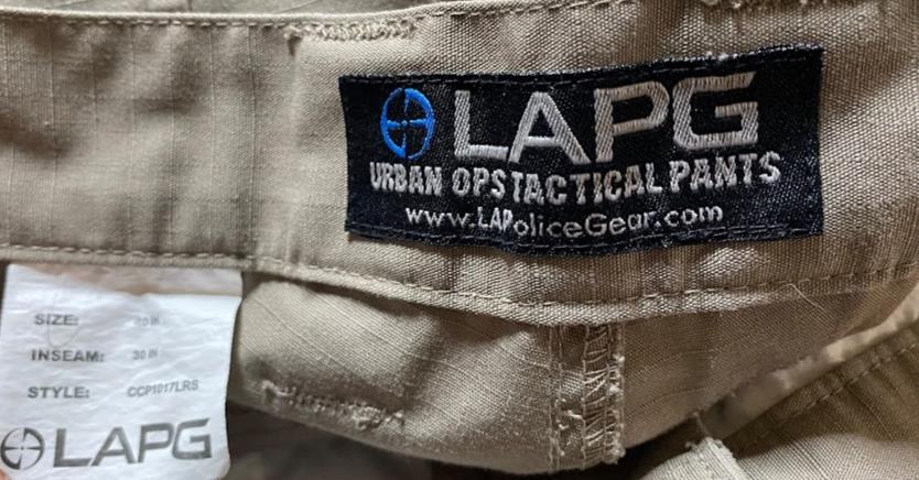 LAPG Tactical Ripstop Men's Straight Fit Pants Beige (Size: 40 x 30)