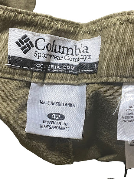 Columbia Sportswear Men's Burnt Mountain Authentic Shorts Beige (Size: 42) NWT