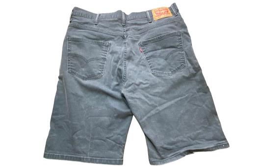 Levi's 569 Men's Relaxed Straight Medium Wash Jean Shorts Gray (Size: 38)